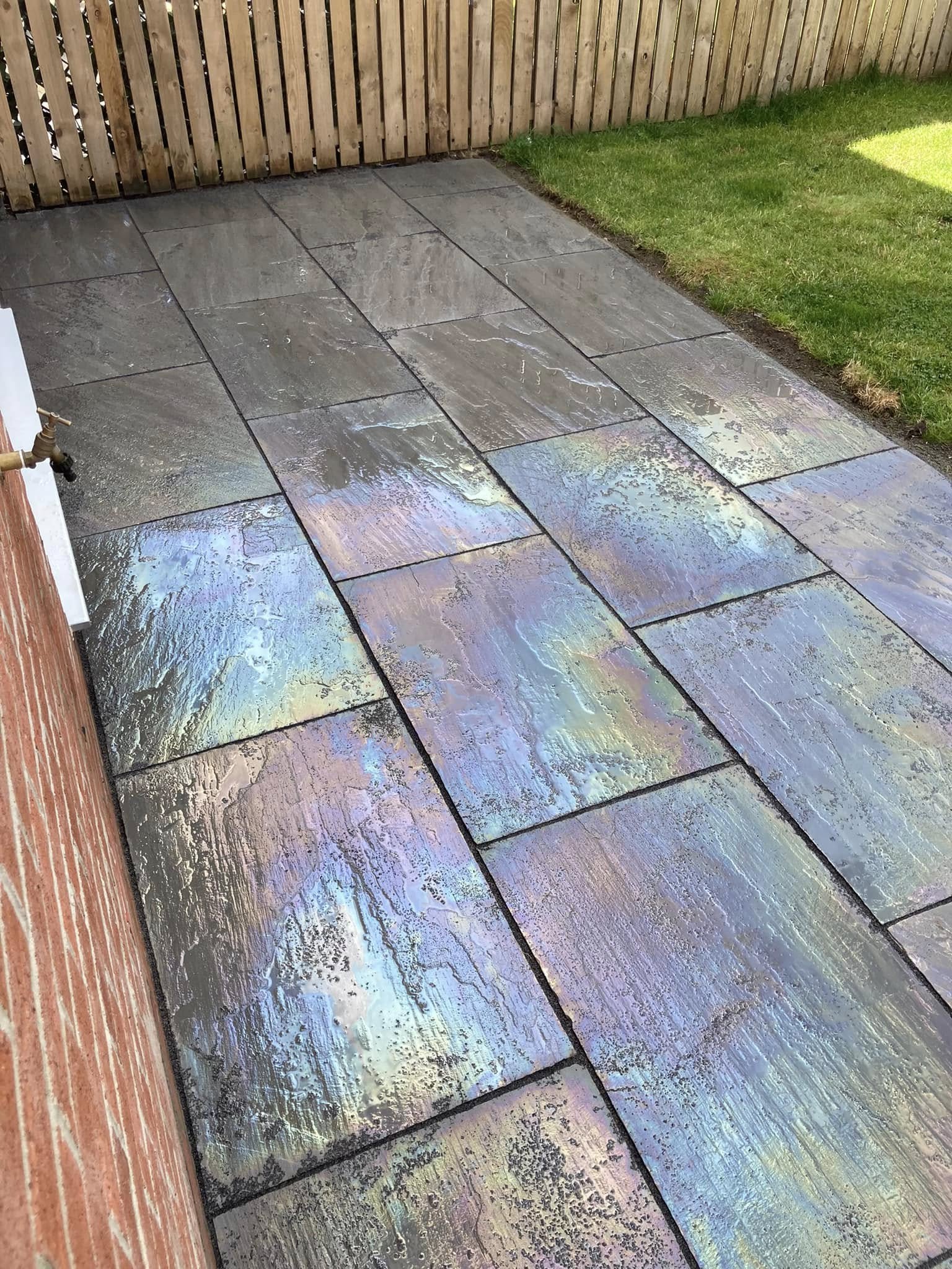 Indian slate patio — Newcastle